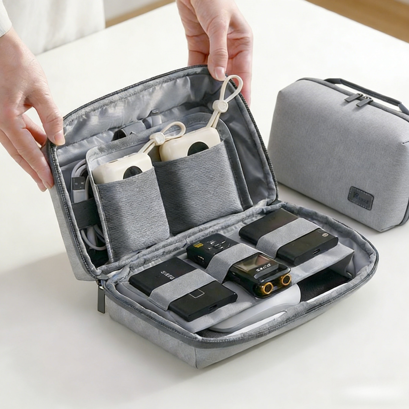 Tech Accessories Travel Organizer Pouch - 1 шт. органайзер для электроники, дорожный