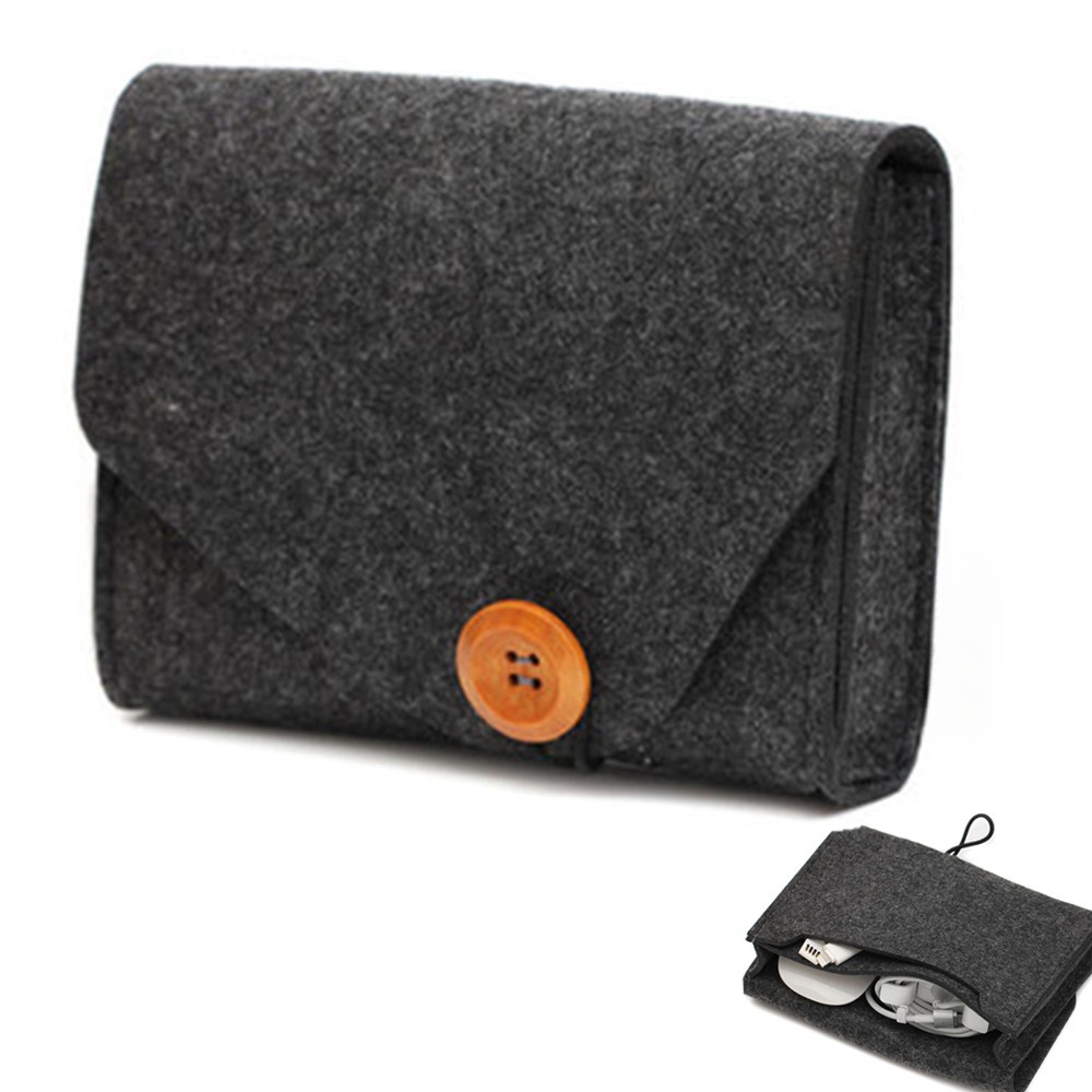 Tech Accessories Case - Сумка-Органайзер из фетра для хранения и