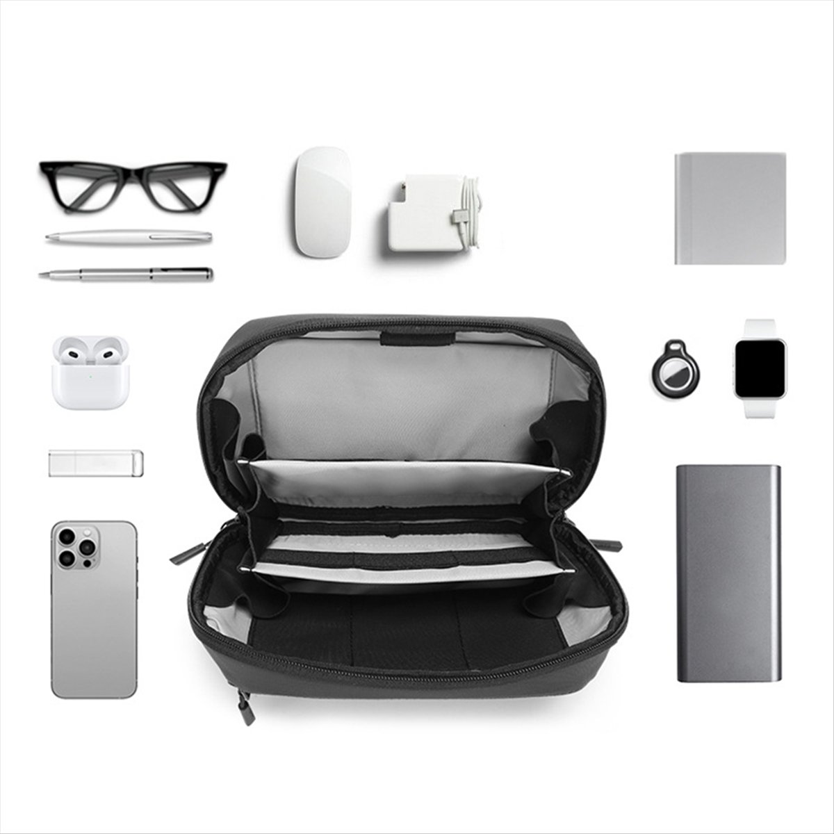 ☶ ❈ ＊ ♥ AC1578-Водонепроницаем – обзор и цена Tech Accessories Travel Organizer Pouch